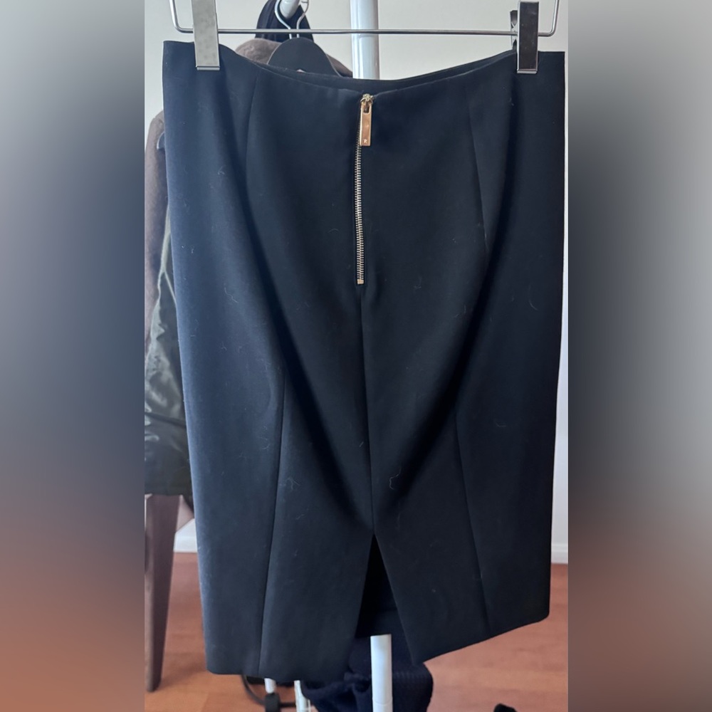 The Row Black ghw pencil skirt